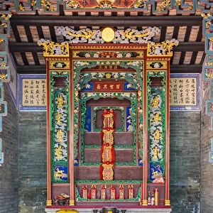 Altar at Kun Ting Study Hall, Ping Shan Heritage Trail, Yuen Long District, New