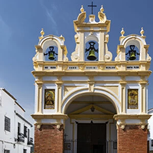 Andalusian church, Zahara de la Sierra, Andalusia, Spain
