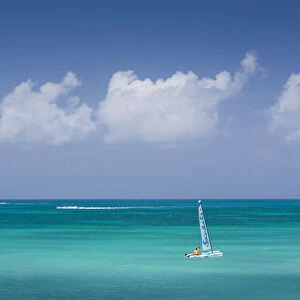 Antigua and Barbuda, Antigua, Dickenson Bay, sailing