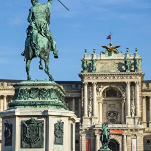 Archduke Charles of Austria statue, Hofburg Palace, Vienna, Austria