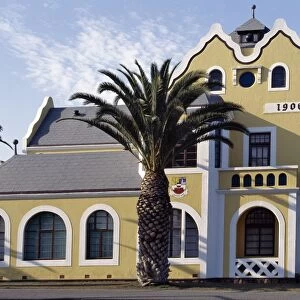 The architecture of the seaside town of Swakopmund