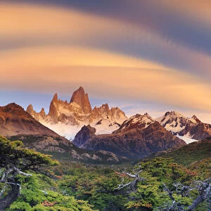 Argentina, Patagonia, El Chalten, Los Glaciares National Park, Cerro Fitzroy Peak
