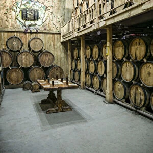 Armenia, Switzerland of Armenia area, Ijevan, Ijevan Wine Factory, wine cellar