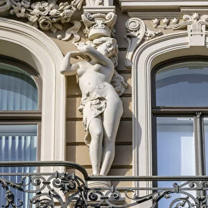 Art Nouveau Architecture, Riga, Latvia, Northern Europe