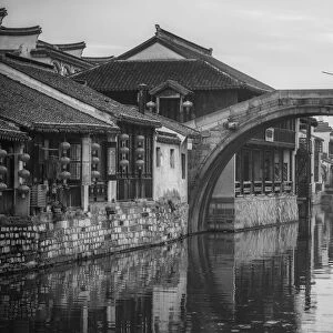 Asia, China, Shanghai, Huzhou, Nanxun Old Town