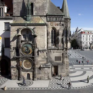 Astronomical clock, Old Town Hall, Old Town Square, Prague, Czech Republic