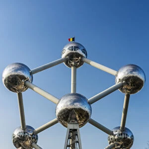 Atomium building originally constructed for Expo 58, Brussels, Belgium