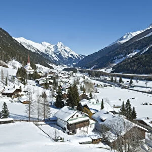 Austria, Tirol, St Jakob village near St. Anton am Arlberg