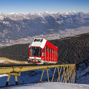 Austria, Tyrol, Axamer Lizum, hosting village of the 1964 and 1976 Winter Olympics