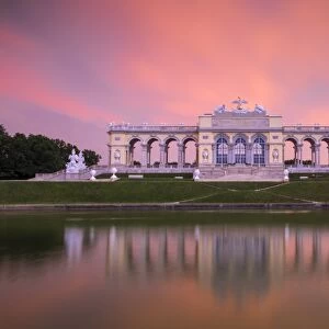 Austria, Vienna, The Gloriette in the gardens of Schonbrunn Palace - a former imperial