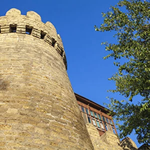 Azerbaijan, Baku, 12th-century defensive walls of The Old Town - Icheri Sheher