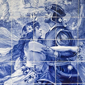 Azulejos (traditional painted tiles), Bucaco Palace Hotel, Bucaco National Forest