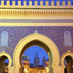 Bab Boujeloud Gate, Fez, Morocco, North Africa