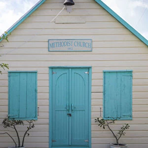 Bahamas, Abaco Islands, Man O War Cay, Queens highway, Methodist church