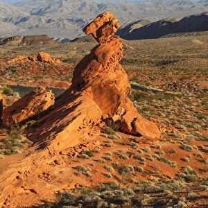 Balanced Rock, Valley of Fire State Park, Nevada, USA