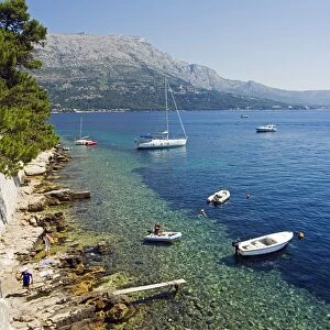 The Balkans Croatia Dalmatia Coast Korcula Island Boats