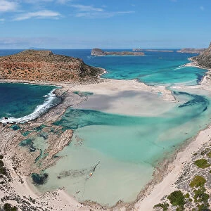 Balos Beach and Bay, Peninsula of Gramvousa, Chania, Crete, Greece