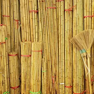 bamboo for sale in the Old Town, Hanoi, Vietnam