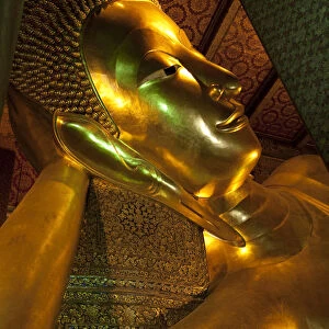 Bangkok, Thailand. The reclining Buddha in Wat Pho