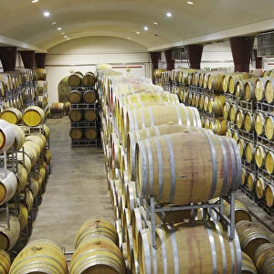 Barrels of wine, Boschendal Wine Estate, Franschhoek, Western Cape, South Africa