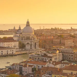 Basilica di Santa Maria della Salute, Grand Canal, Venice, Veneto, Italy