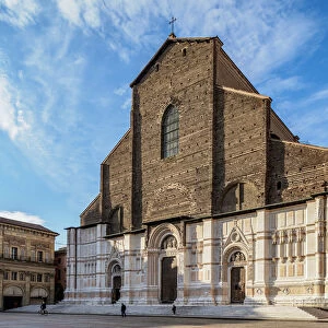 Basilica of San Petronio, Piazza Maggiore, Bologna, Emilia-Romagna, Italy
