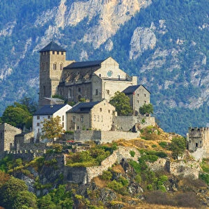Basilique de Valere at Sion, Valais, Switzerland