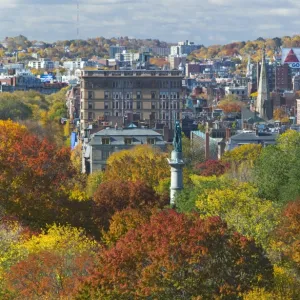 Back Bay & Boston Common, Boston, Massachusetts, USA