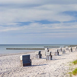 Beach at Neudorf, Hiddensee Island, Baltic Sea, Mecklenburg-Western Pomerania, Germany