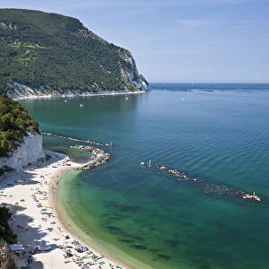 Beach, Sirolo, Marche, Italy