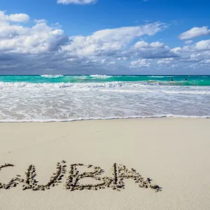 Beach in Varadero, Matanzas Province, Cuba