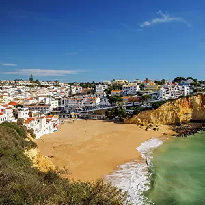 Beautiful beach in Carvoeiro, Algarve, Lagoa, Portugal