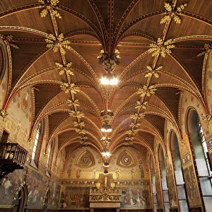 Belgium, Brugge, City Hall, The Gothic Chamber