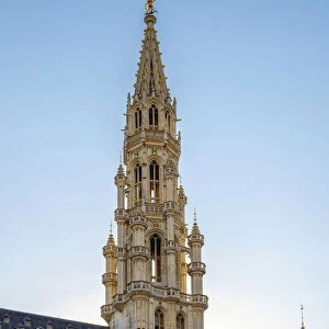 Belgium, Brussels (Bruxelles). Hotel de Ville (Stadhuis) town hall on the Grand Place
