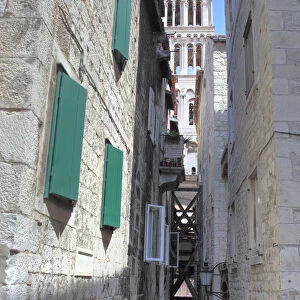 Bell tower of Cathedral of St. Domnius, Split, Dalmatia, Croatia