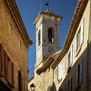 Bell tower in Chaeauneuf-du-Pape, Vaucluse, France