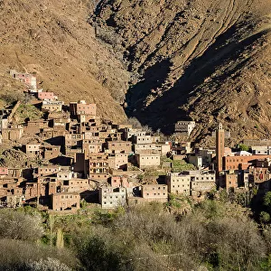 Berber village in the High Atlas Mountains, Morocco