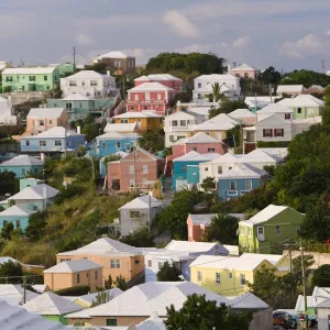 Bermuda, Hamilton, traditonal Bermuda houses