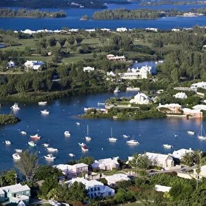 Bermuda, view from Gibbs Hill overlooking Southampton Parish