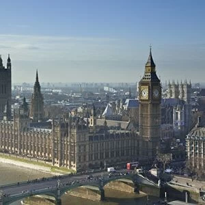Big Ben & Houses of Parliament, London, England