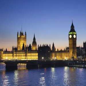 Big Ben & Houses of Parliament, London, England