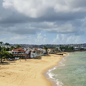 Boa Viagem Beach, elevated view, Salvador, State of Bahia, Brazil