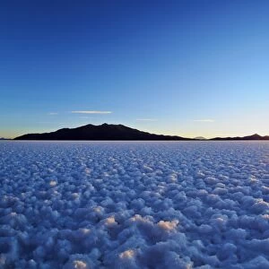 Bolivia, Potosi Department, Daniel Campos Province, Sunset over the Salar de Uyuni