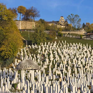 Bosnia and Herzegovina, Sarajevo, Kovaci War Memorial and Cemetery, where Bosnian