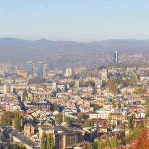 Bosnia and Herzegovina, Sarajevo, View of Sarajevo