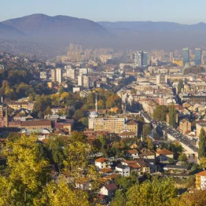 Bosnia and Herzegovina, Sarajevo, View of Sarajevo City