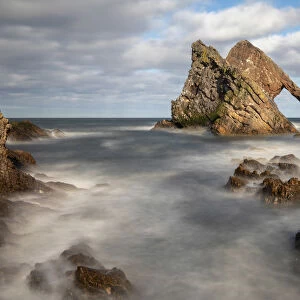 Bow Fiddle Rock, Portknockie, Moray, Buckie, Scotland, UK