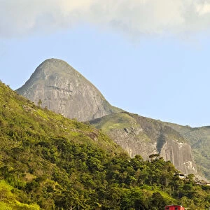 Brazil, State of Rio de Janeiro, Petropolis, Correas, View towards Pedra do Cone