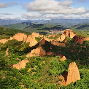Breathtaking landscape of Las Medulas, once a roman gold mine