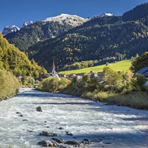 Bregenzerache river near Au, Bregenzerwald, Vorarlberg, Austria
